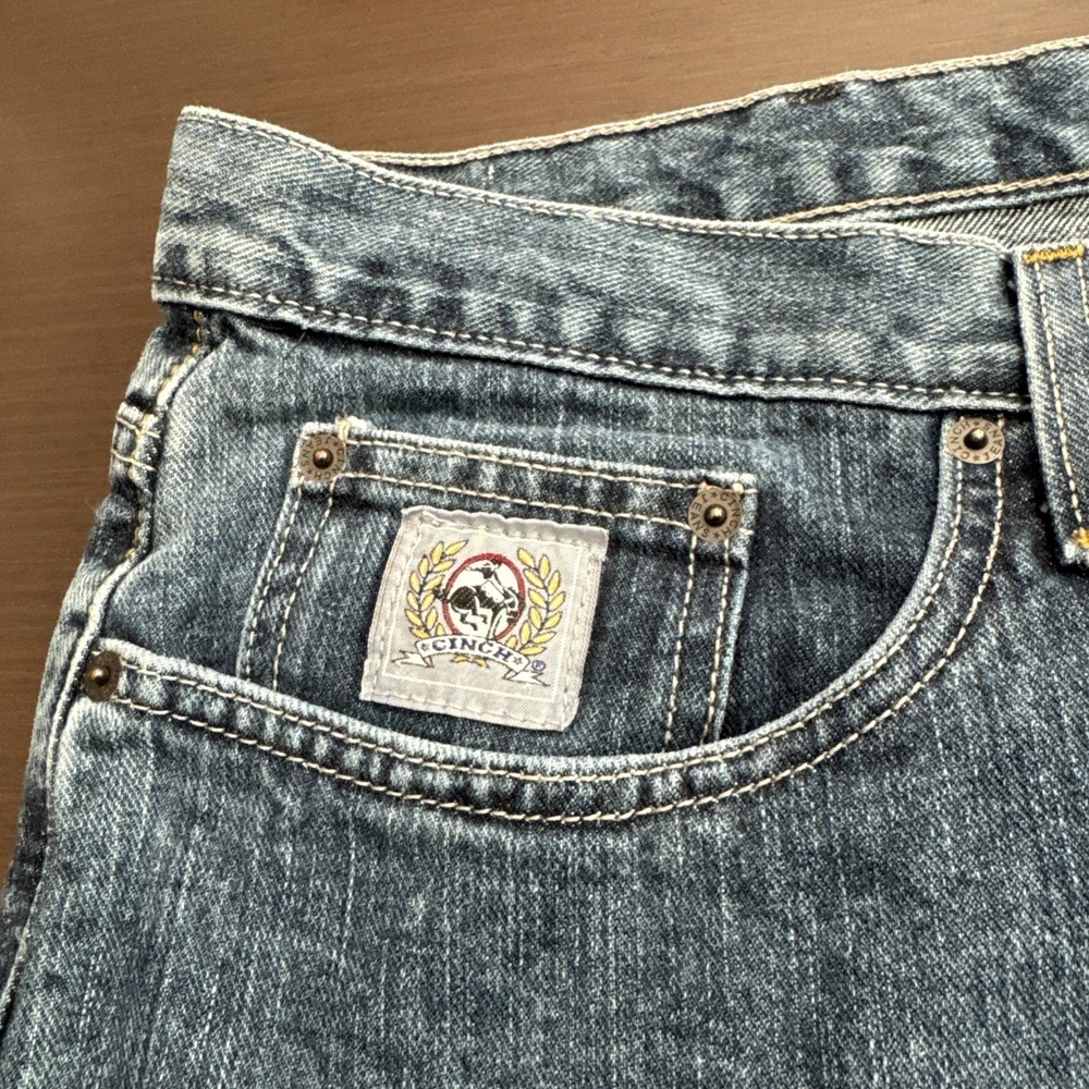 Cinch Silver Label Mens Slim Fit Jeans 38x32 MB98034001 - Picture 7 of 10